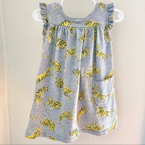 Tea Collection Tiger Ruffle Dress